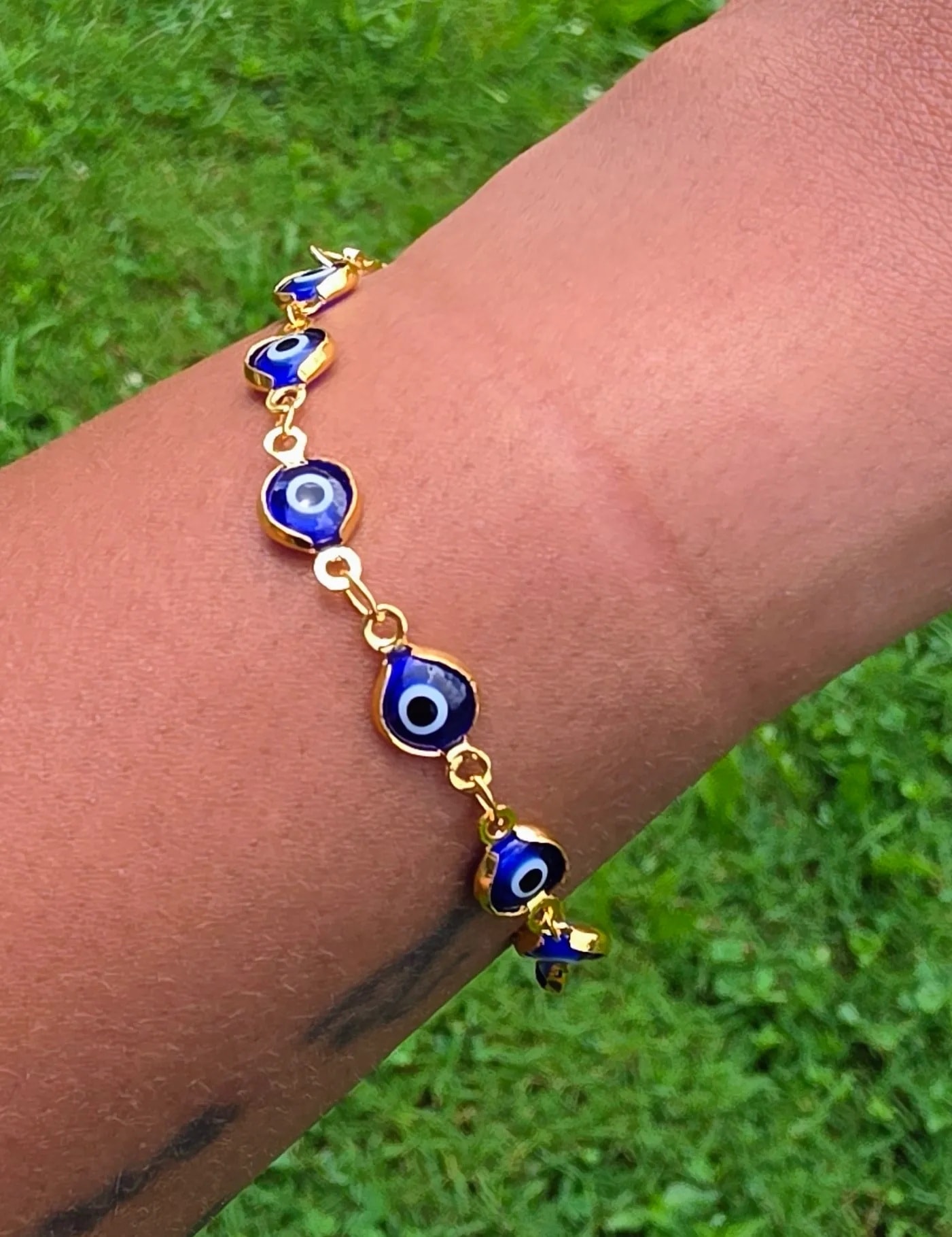 Gold Evil Eye Bracelet