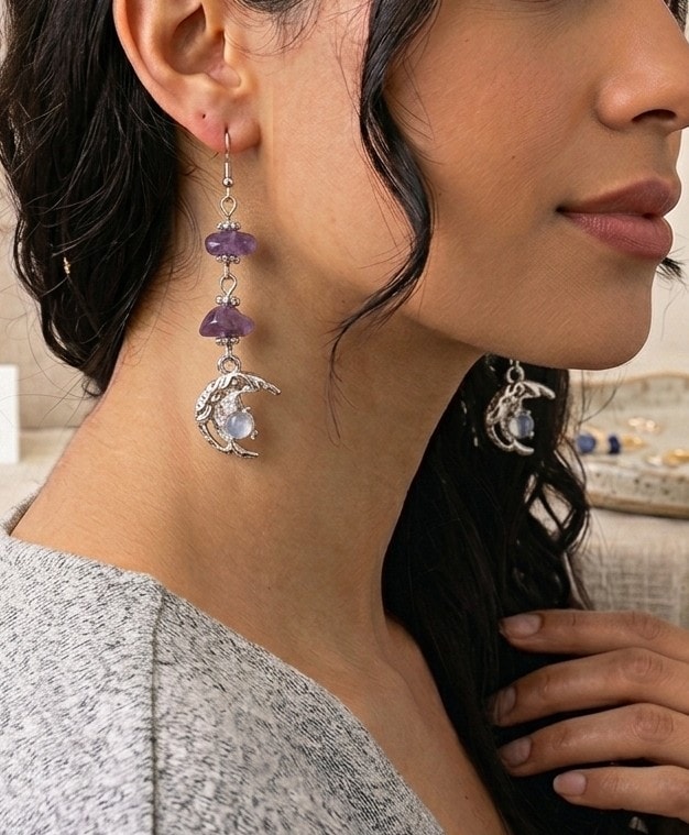 Intuition - Amethyst Earrings